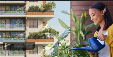 Balcony in 4 BHK Apartment at Financial District – for Sale