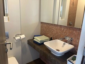 Bathroom in 3 BHK Apartment at Lodha Marquise, Worli – for Rent