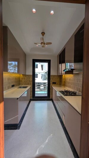 Kitchen in 2 BHK Builder Floor at Sushant Lok 2, Sector 57 – for Rent