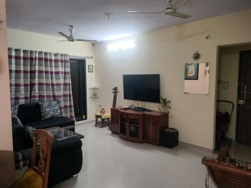 Living Room in 3 BHK Apartment at Platinum Sai Pearl, Karanjade – for Rent