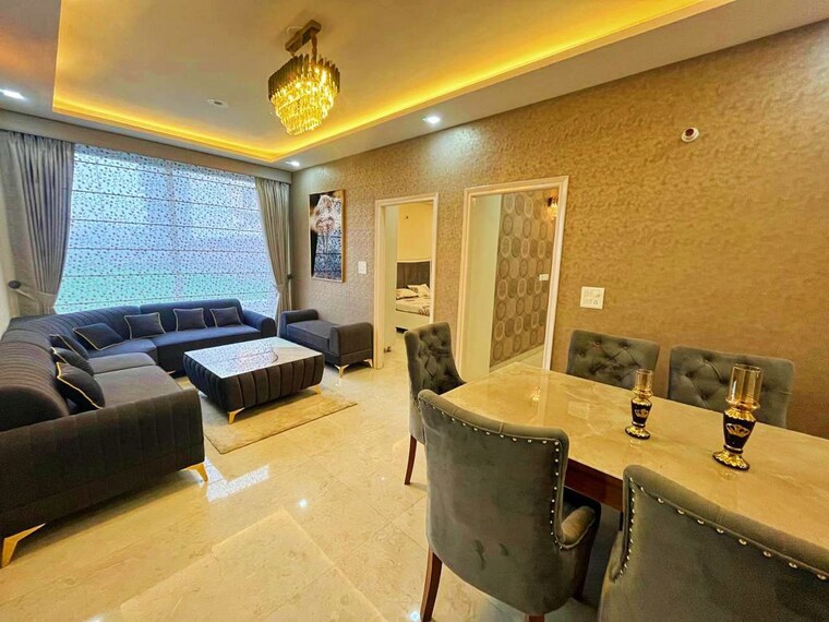 Living Room, aura-homes 3 Bedroom 2280 Sq.Ft. Apartment In Patiala Road Zirakpur 9955633