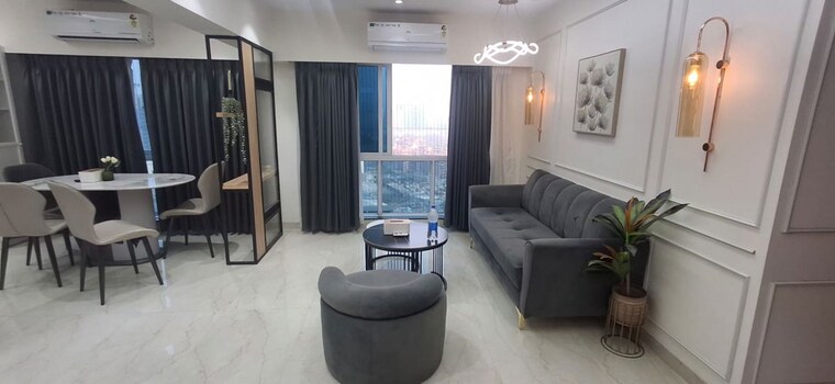 Living Room, oxford-navrang-oasis 3 Bedroom 1200 Sq.Ft. Apartment In Goregaon West Mumbai 9955746