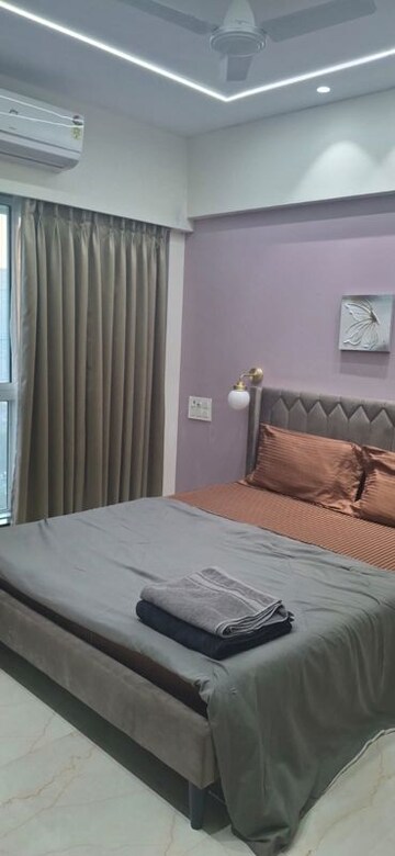 Bedroom in 3 BHK Apartment at Oxford Navrang Oasis, Goregaon West – for Rent