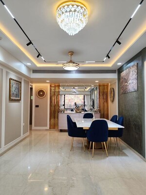 Living Room in 4 BHK Apartment at Lodha The Park, Worli – for Rent