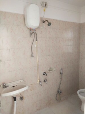 Bathroom in 3 BHK Apartment at Siddharth Nagar Phase 1, Aundh – for Rent
