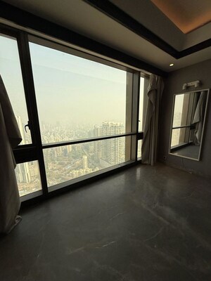 Balcony in 4 BHK Apartment at Lodha Trump Tower, Worli – for Rent