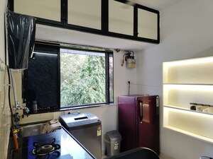 Kitchen in 1 RK Apartment at Versova Sea Green Apartment, Andheri West – for Rent