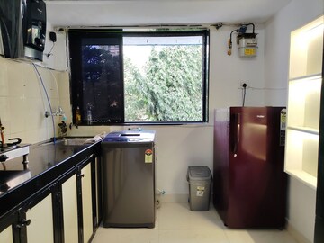 Kitchen in 1 RK Apartment at Versova Sea Green Apartment, Andheri West – for Rent