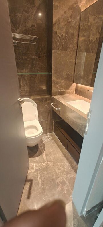 Washroom in 4 BHK Apartment at Lodha Trump Tower, Worli – for Rent