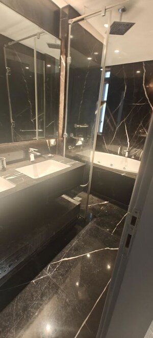 Washroom in 4 BHK Apartment at Lodha Trump Tower, Worli – for Rent