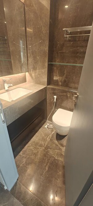 Washroom in 4 BHK Apartment at Lodha Trump Tower, Worli – for Rent
