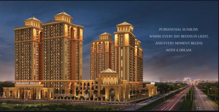 Exterior View, purvanchal-sunbliss 3 Bedroom 2380 Sq.Ft. Apartment In Sector 22d Yamuna Expressway Greater Noida 9955953