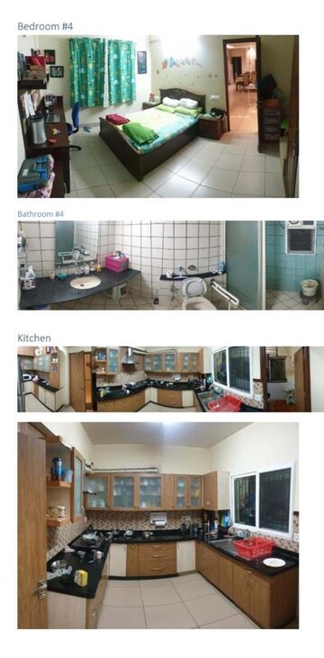 Kitchen in 4 BHK Apartment at Brigade Millennium Jacaranda, Jp Nagar – for Sale