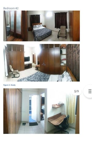 Living Room in 4 BHK Apartment at Brigade Millennium Jacaranda, Jp Nagar – for Sale