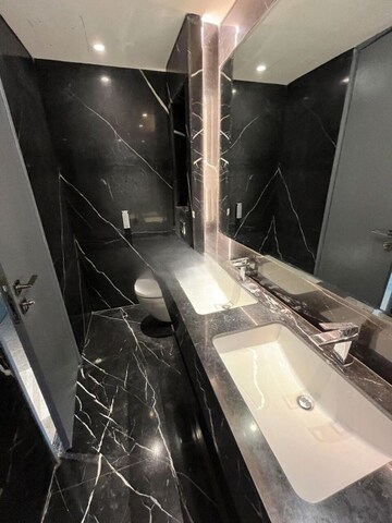 Bathroom in 4 BHK Apartment at Lodha Trump Tower, Worli – for Rent