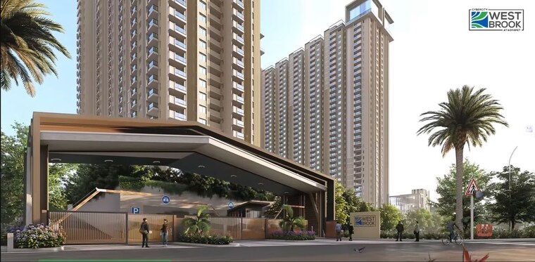 Exterior View, cybercity-west-brook 3 Bedroom 1950 Sq.Ft. Apartment In Kokapet Hyderabad 9955193