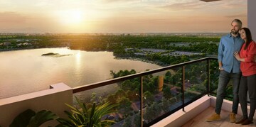 Balcony in 3 BHK Apartment at Cybercity West Brook, Kokapet – for Sale