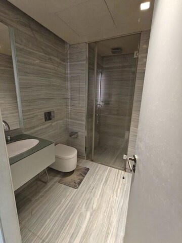 Bathroom in 4 BHK Apartment at Lodha The World Towers World One Tier 2, Worli – for Rent
