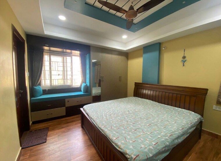 Bedroom, sahasraa-spaces 2 Bedroom 1230 Sq.Ft. Apartment In Serilingampally Hyderabad 9956125