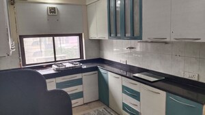 Kitchen in 3 BHK Apartment at Goyal Lakshchandi Heights, Goregaon East – for Rent