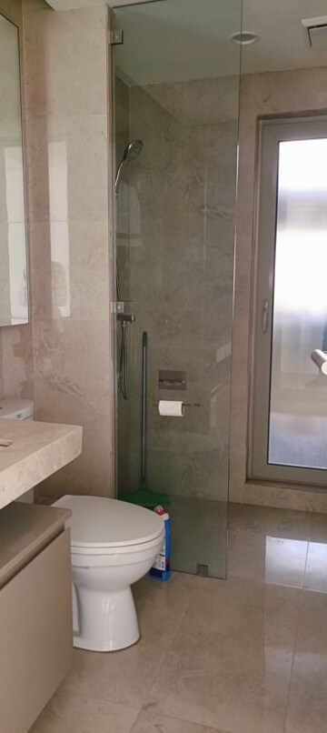 Bathroom in 2 BHK Apartment at Hiranandani Estate, Ghodbunder Road – for Rent