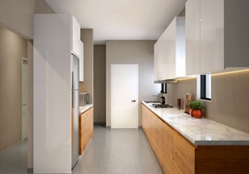 Kitchen in 3 BHK Apartment at Birla Niyaara, Worli – for Sale