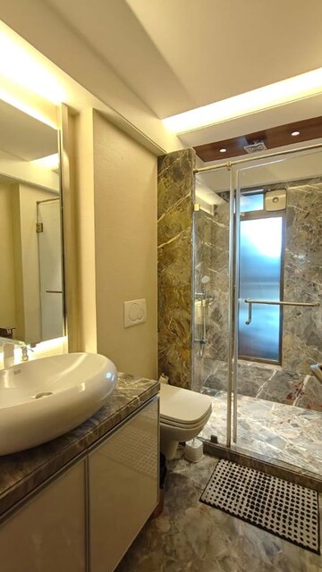 Bathroom in 3 BHK Apartment at Ekta Panorama, Chembur – for Rent