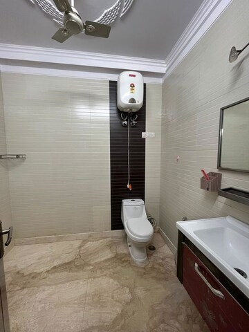 Bathroom in 2 BHK Builder Floor at Kalkaji – for Rent