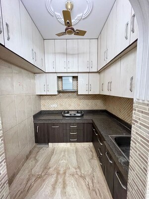 Kitchen in 2 BHK Builder Floor at Kalkaji – for Rent