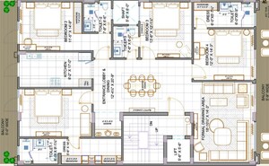 Floor Plan in 4 BHK Builder Floor at Sector 15 – for Sale