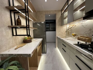 Kitchen in 4 BHK Apartment at Lodha Marina, Sewri – for Sale