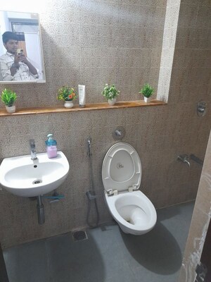 Bathroom in 2 BHK Apartment at Lodha Palava City, Dombivli East – for Rent