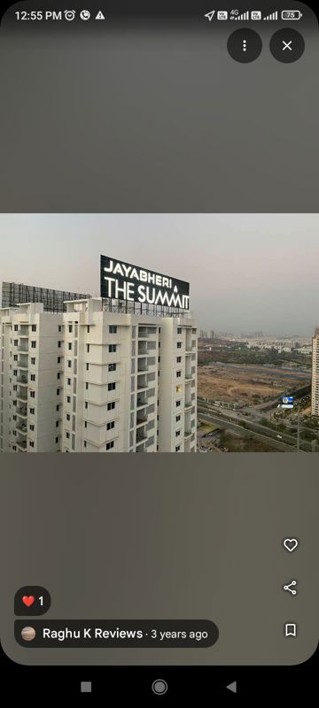 3.5 BHK + Pooja Room,Servant Room,Study Room,Extra Room Apartment For Sale in Jayabheri The Summit