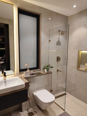 Bathroom in 3.5 BHK Apartment at Smart World One DXP, Sector 113 – for Sale