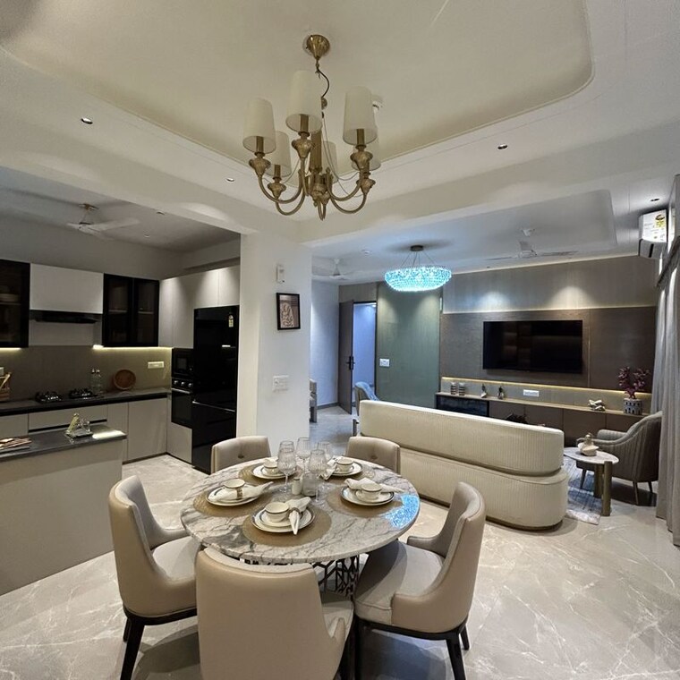 Living Room, aigin-royal-park 4 Bedroom 1307 Sq.Ft. Apartment In Mahurali Ghaziabad 9956390