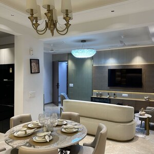 Living Room in 4 BHK Apartment at AIGIN Royal Park, Mahurali – for Sale