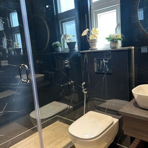 Bathroom in 4 BHK Apartment at AIGIN Royal Park, Mahurali – for Sale