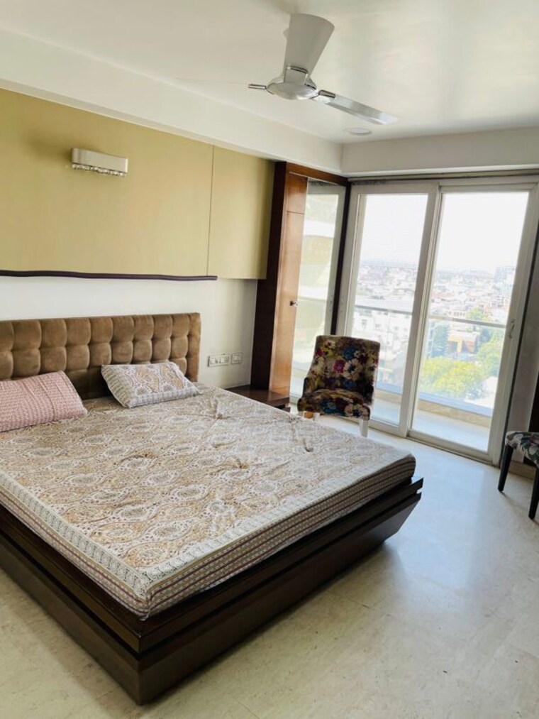 Bedroom, c scheme 4 Bedroom 3200 Sq.Ft. Apartment In C Scheme Jaipur 9956381