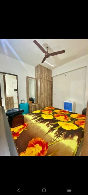 Bedroom in 2 BHK Apartment at Goyal Aakash Residency, Khadia – for Rent