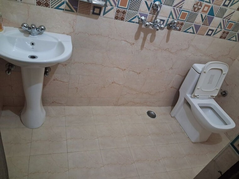 Bathroom, takshaya-green 2 Bedroom 1100 Sq.Ft. Independent House In Nijampur Malhaur Lucknow 9956445