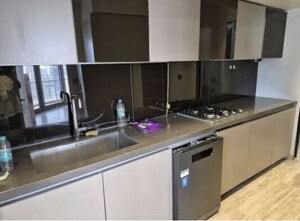 Kitchen in 3 BHK Apartment at Lodha The World Towers World One Tier 2, Worli – for Sale