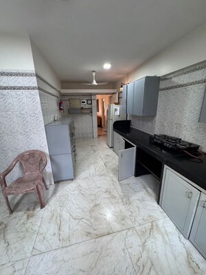 Kitchen in 3 BHK Apartment at Bandra West – for Rent