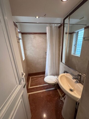 Bathroom in 3 BHK Apartment at Bandra West – for Rent