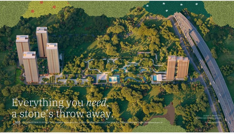 Master Plan, max-estate-361 4 Bedroom 4083 Sq.Ft. Apartment In Sector 36a Gurgaon 9956485