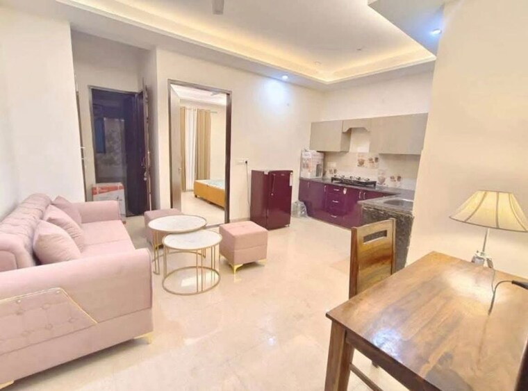 Living Room, saket 1 Bedroom 650 Sq.Ft. Apartment In Saket Delhi 9956531