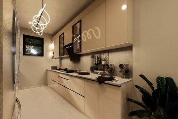 Kitchen in 4 BHK Builder Floor at Ansal API Versalia, Sector 67a – for Sale