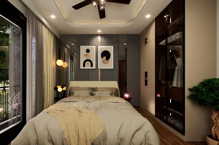 Bedroom, ansal-api-versalia 4 Bedroom 2970 Sq.Ft. Builder Floor In Sector 67a Gurgaon 9956545