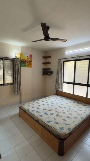 Bedroom in 2 BHK Apartment at Mahesh Paradise, Aundh – for Rent