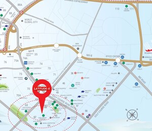 3.5 BHK Apartment – Map Location View at M3M Opus, Sector 67 - for Sale