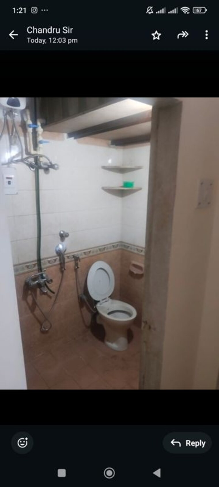 Bathroom, rutu-estate 1 Bedroom 415 Sq.Ft. Apartment In Brahmand Thane 9956573